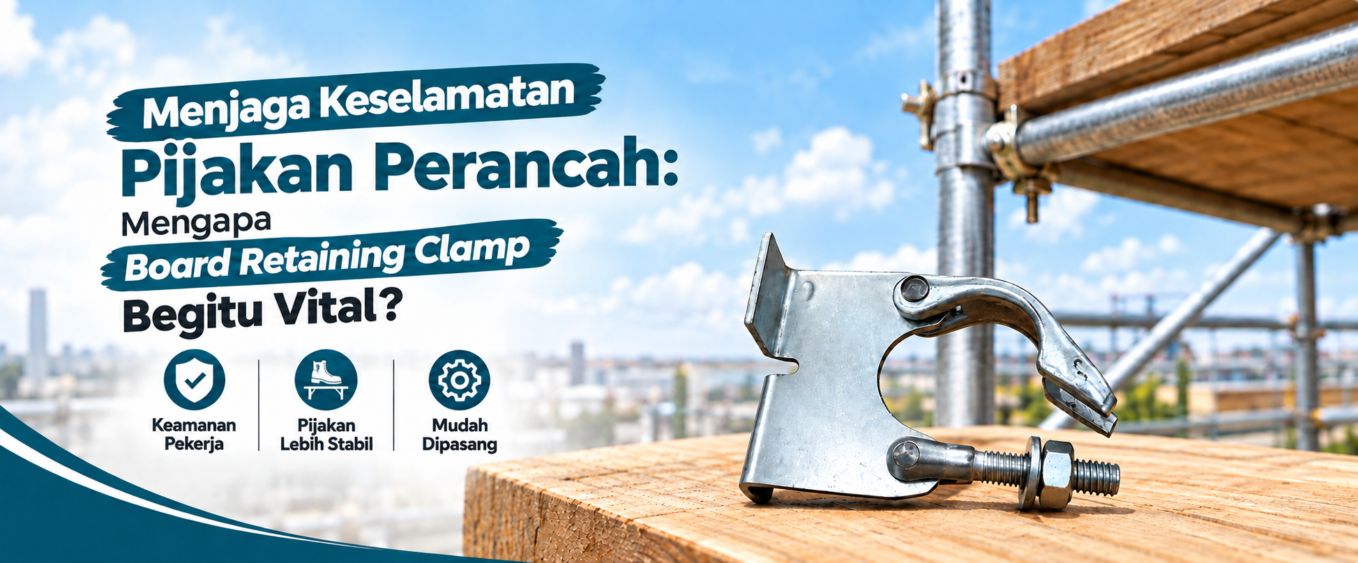 clamp Scaffolding tubular system paling penting untuk keamanan pekerja di proyek pembangunan atau industri